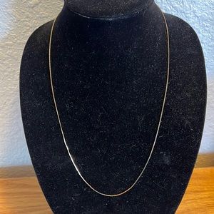 Gold plated necklace